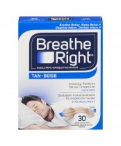 Breathe Right Nasal Strips, Large - 30 Tan Strips